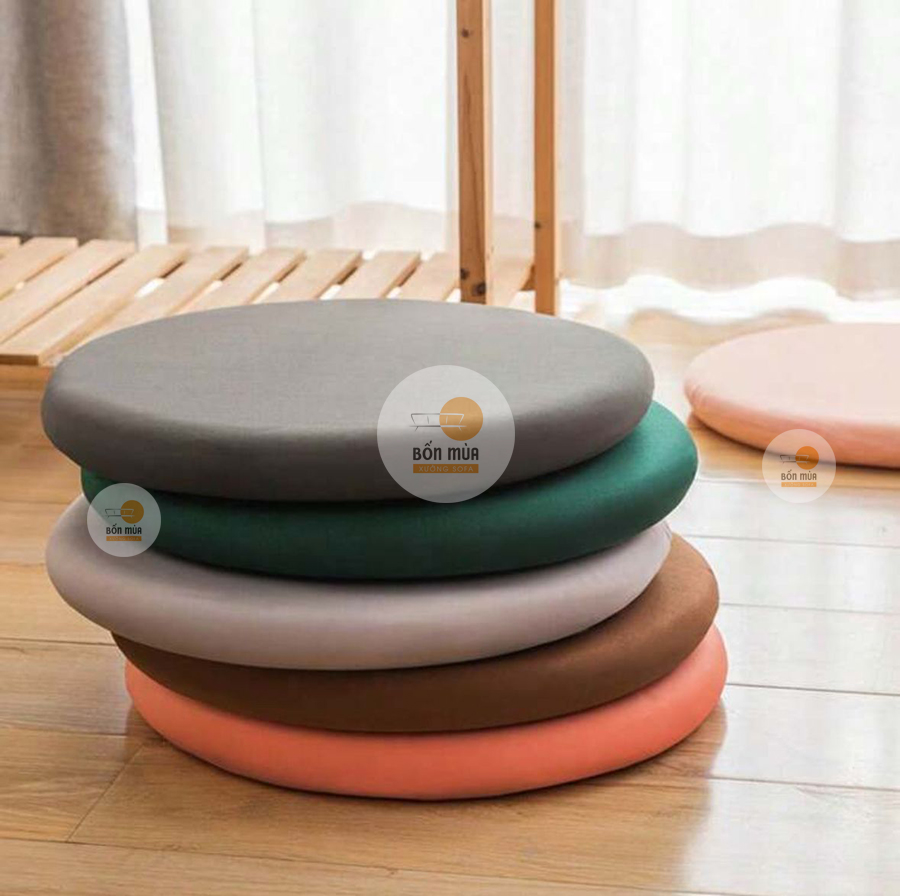 Nệm ngồi bệt thiền tròn - NNBT01 8 Nệm ngồi bệt kiểu nhật hình tròn