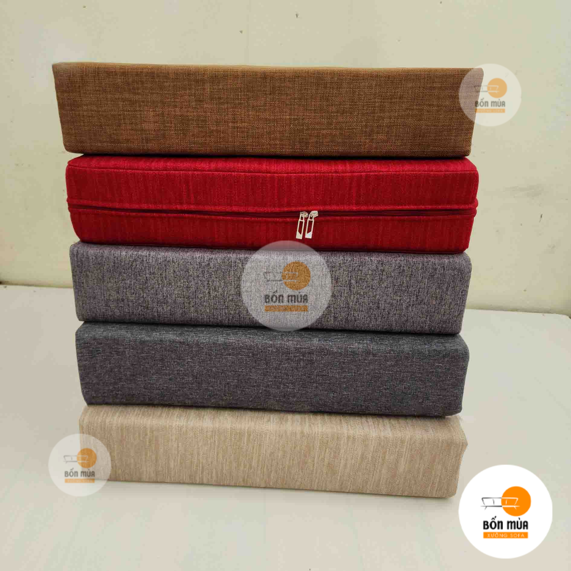 Nệm ngồi bệt hình vuông, nệm lót ghế - NNBV02 1 Nệm ngồi bệt hình vuông, nệm lót ghế - NNBV02