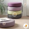 Nệm lót ngồi bệt hình tròn loại dày 13cm - NNBT08 2 nem ngoi hinh tron cao 13cm