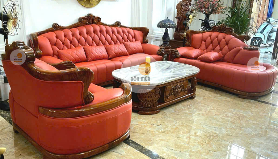 Ghế sofa tân cổ điện sang trọng - STCD01 2 Sofa tan cổ điển sang trọng