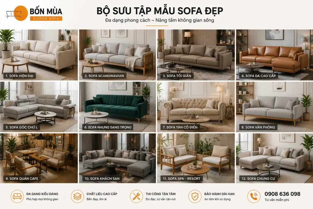 Bọc Ghế Sofa Vải 27 Những mẫu bọc ghế sofa vải đẹp theo nhiều phong cách nội thất.