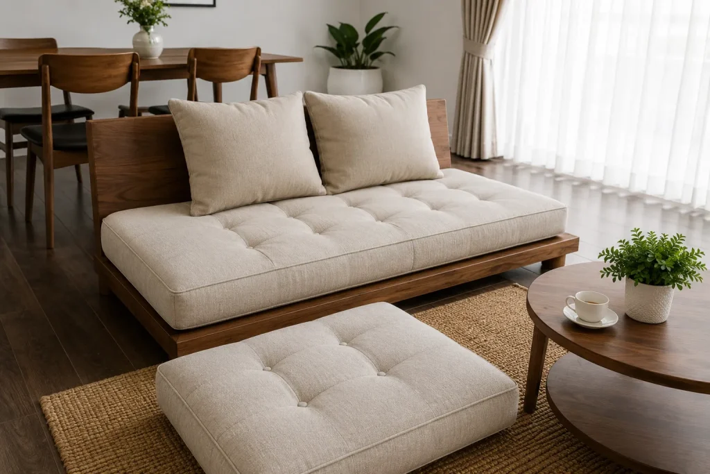 Đệm Ngồi Dưới Đất – Mẫu Đẹp, Êm Ái, May Theo Yêu Cầu 14 Vệ sinh và bảo quản đệm đúng cách giúp sản phẩm bền đẹp