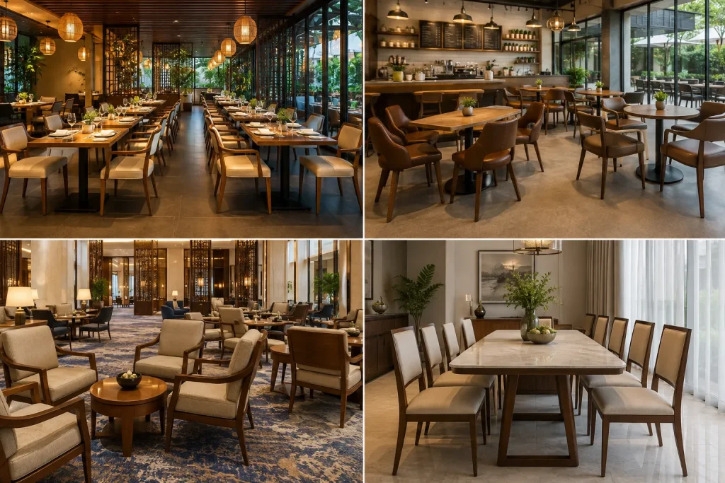 Làm đệm ghế ăn cho gia đình, nhà hàng, café, khách sạn và nhiều không gian nội thất
