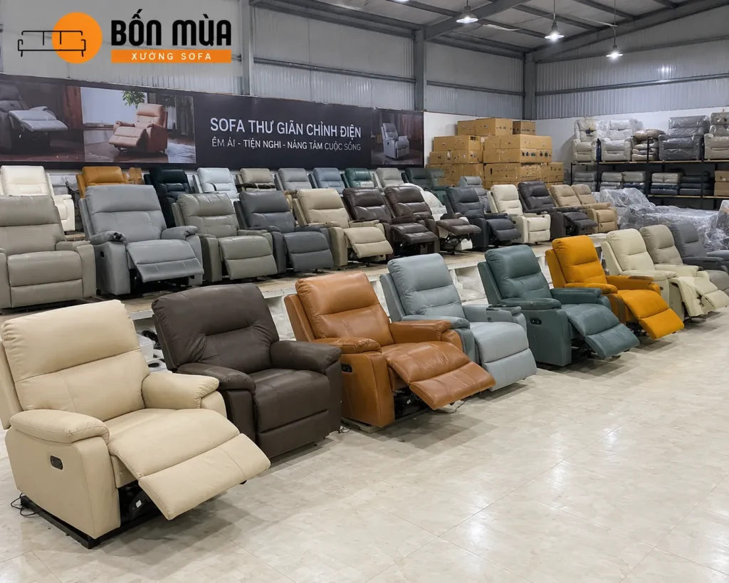 Xưởng Sofa Bốn Mùa nhận làm đệm và bọc nội thất theo yêu cầu