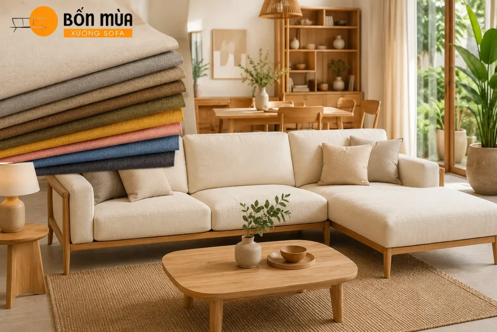 Những mẫu chất liệu Sofa được ưu chuộng hiện nay 25 Sofa linen mang vẻ đẹp tự nhiên, nhẹ nhàng và thoáng đãng