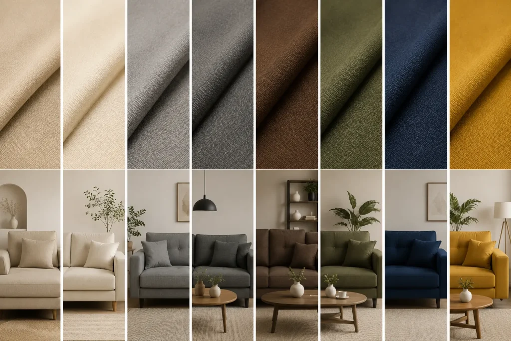 Những mẫu chất liệu Sofa được ưu chuộng hiện nay 15 Các nhóm chất liệu bọc sofa phổ biến trên thị trường