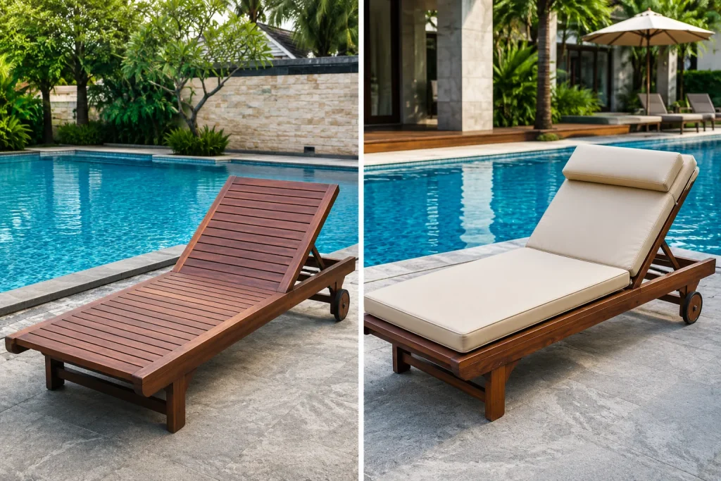 Làm Đệm Ghế Hồ Bơi Đẹp, Bền, Chống Nắng – Đặt May Theo Kích Thước 14 Đệm ghế hồ bơi vừa vặn giúp tăng sự thoải mái và tính thẩm mỹ