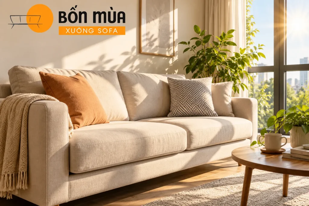 Ánh nắng và nhiệt độ cao có thể khiến bề mặt sofa nhanh xuống cấp